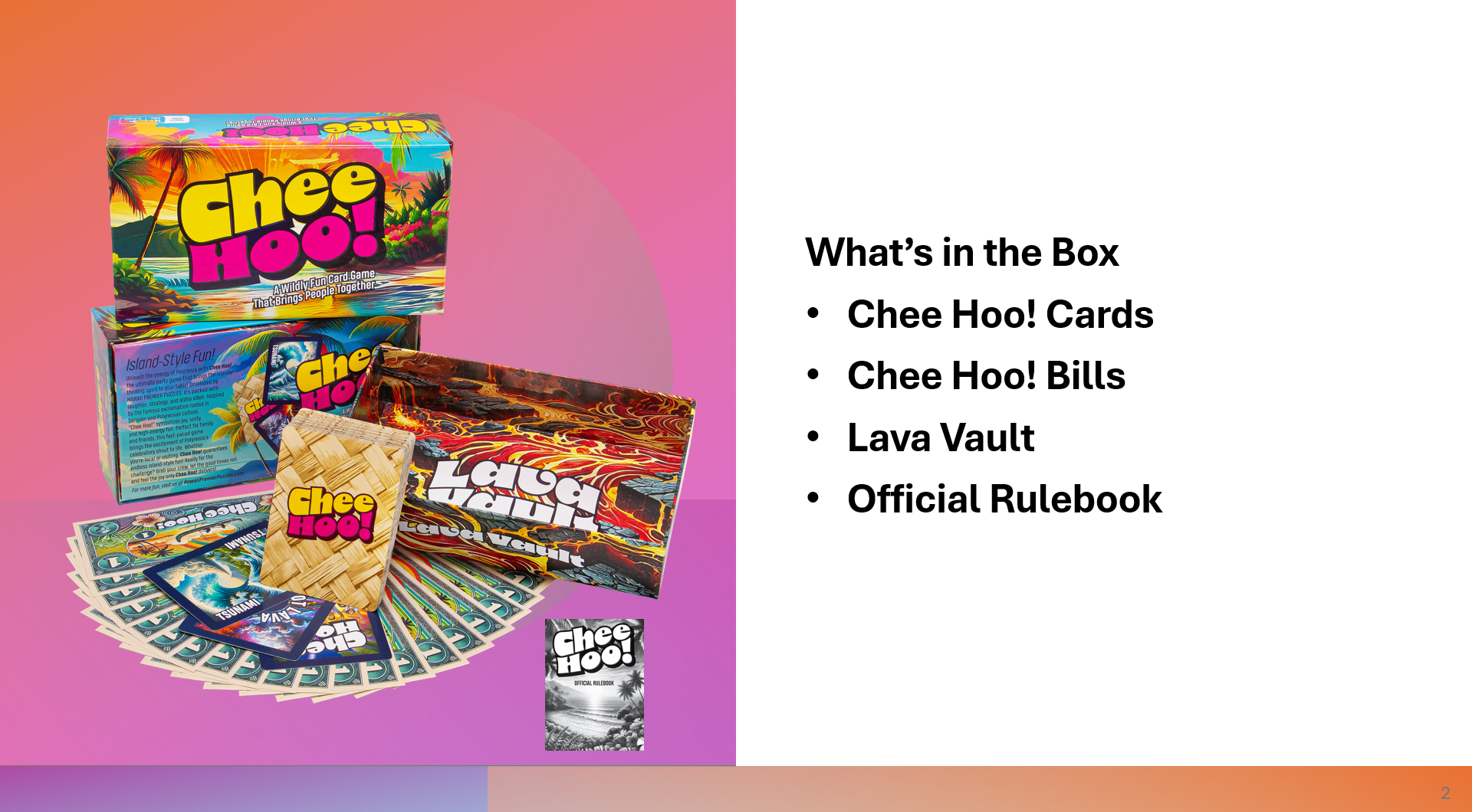 Chee Hoo!™ Card Game: (Free Shipping in the USA) Available Now!