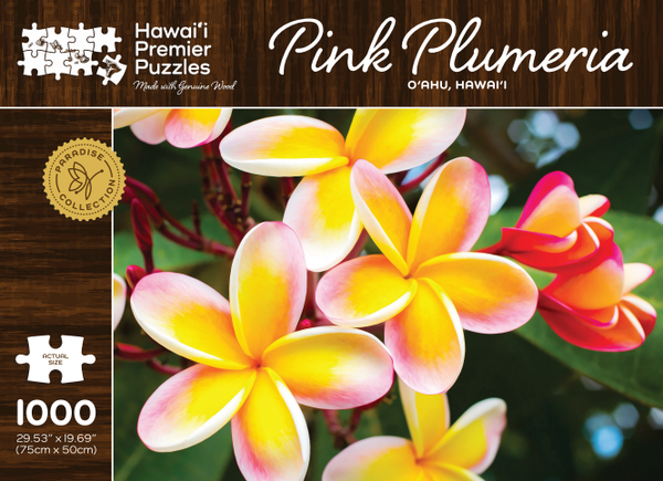 Pink Plumeria Oahu, Hawaii – Hawaii Premier Puzzles