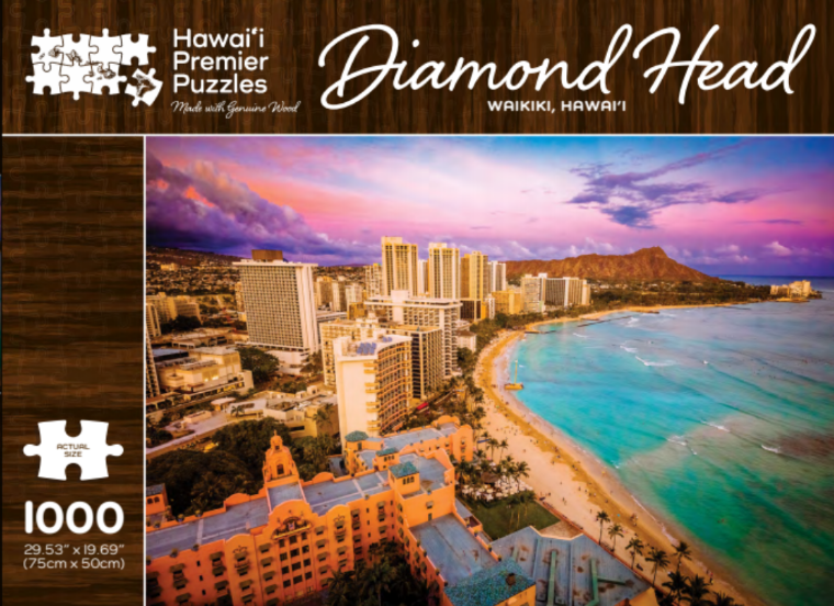 Diamond Head Waikiki, Hawaii - Hawaii Premier Puzzles